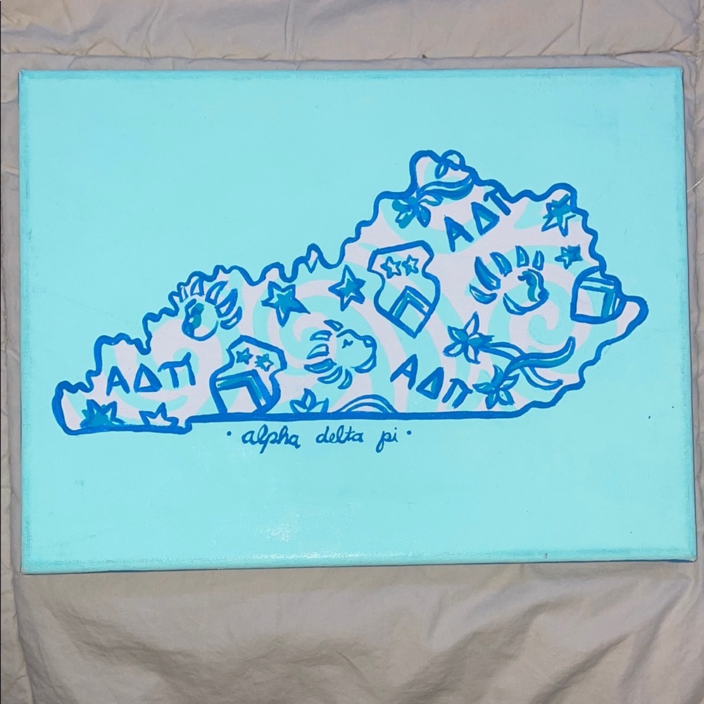 Alpha Delta Pi Canvas Art ADPi Home Decoration